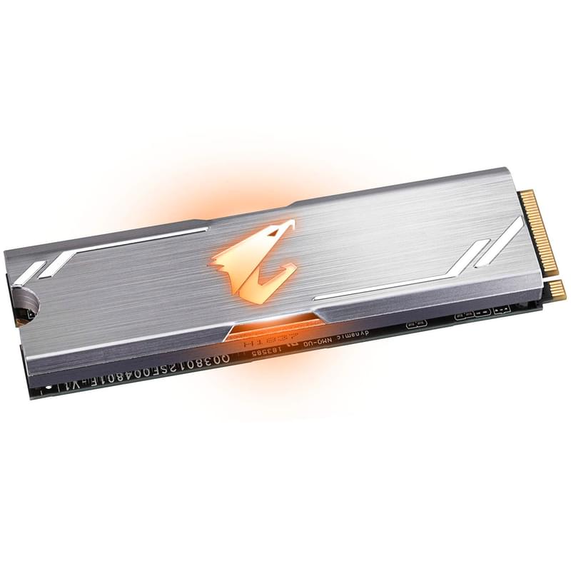 Внутренний SSD M.2 512GB Gigabyte AORUS RGB PCIe 3.0 x4 NVMe 3D TLC (GP-ASM2NE2512GTTDR) - фото #1, Technodom.kz