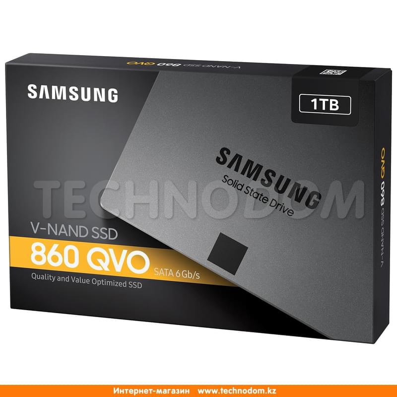 Внутренний SSD 2.5" 7мм 1TB Samsung 860 QVO SATA-III 3D QLC (MZ-76Q1T0BW) - фото #6, Technodom.kz