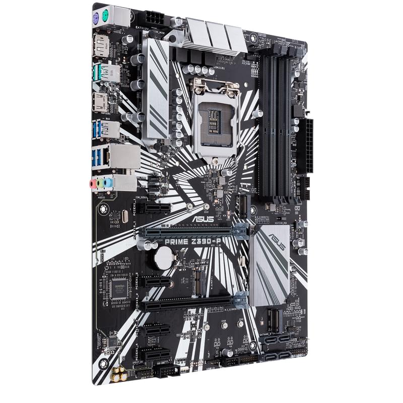 Материнская плата Asus PRIME Z390-P LGA1151 4DDR4 PCI-E 2x16 4x1 (HDMI+DP) ATX - фото #1, Technodom.kz