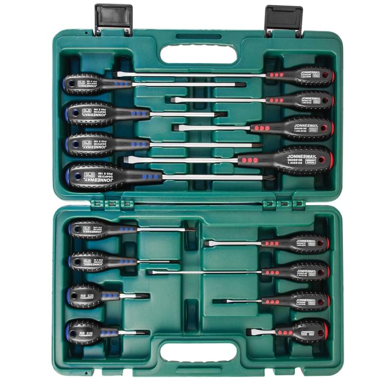 Набор отверток стержневых FULL STAR 16 предметов (D04PP16S) Jonnesway - фото #0, Technodom.kz Набор отверток стержневых FULL STAR 16 предметов (D04PP16S) Jonnesway - фото #0, Technodom.kz