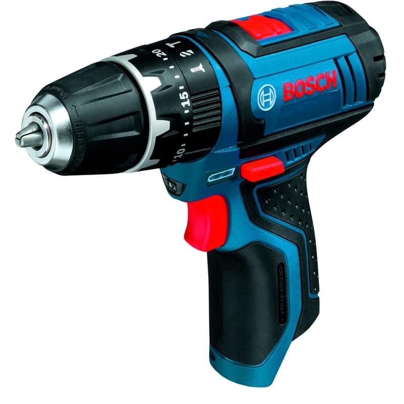 Дрель-шуруповерт Bosch GSB 12V-15 аккмуляторная ударная 2 акк (06019B6906) - фото #0, Technodom.kz