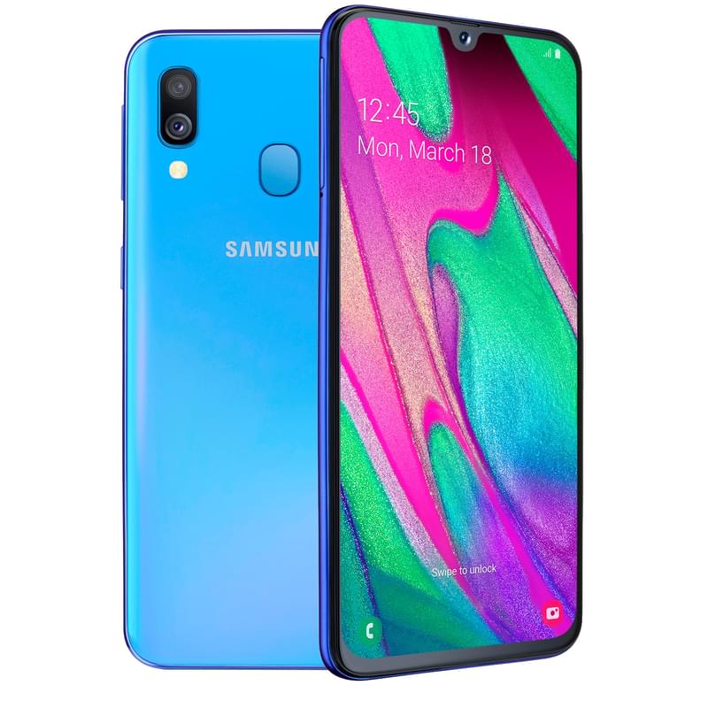 Смартфон Samsung Galaxy A40 4/64GB Blue - фото #0, Technodom.kz