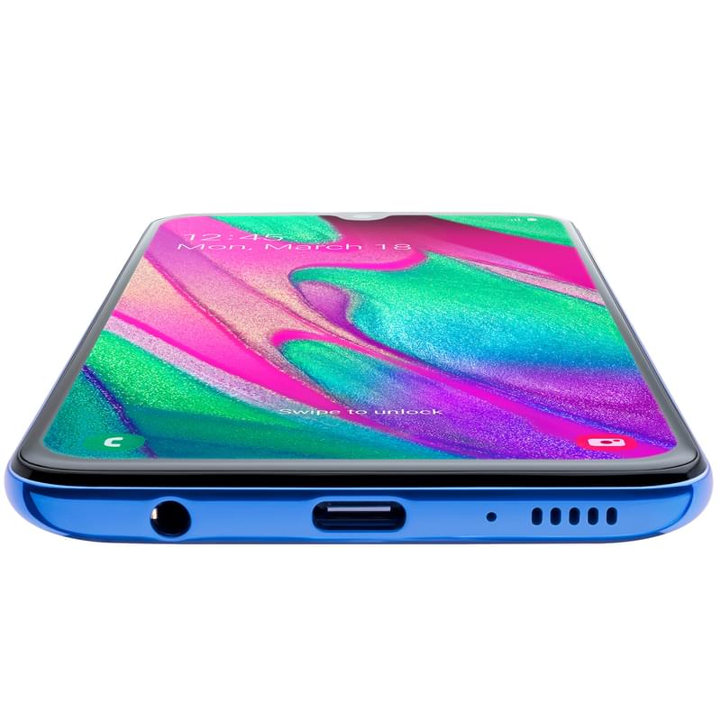 Смартфон Samsung Galaxy A40 4/64GB Blue - фото #7, Technodom.kz