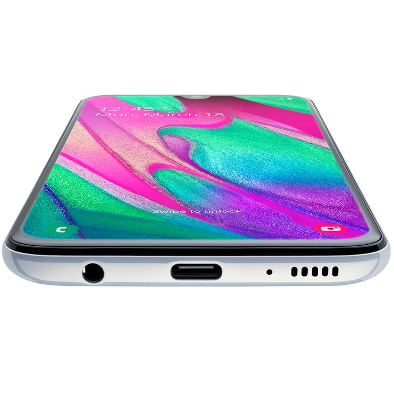 Смартфон Samsung Galaxy A40 64GB White - фото #7, Technodom.kz