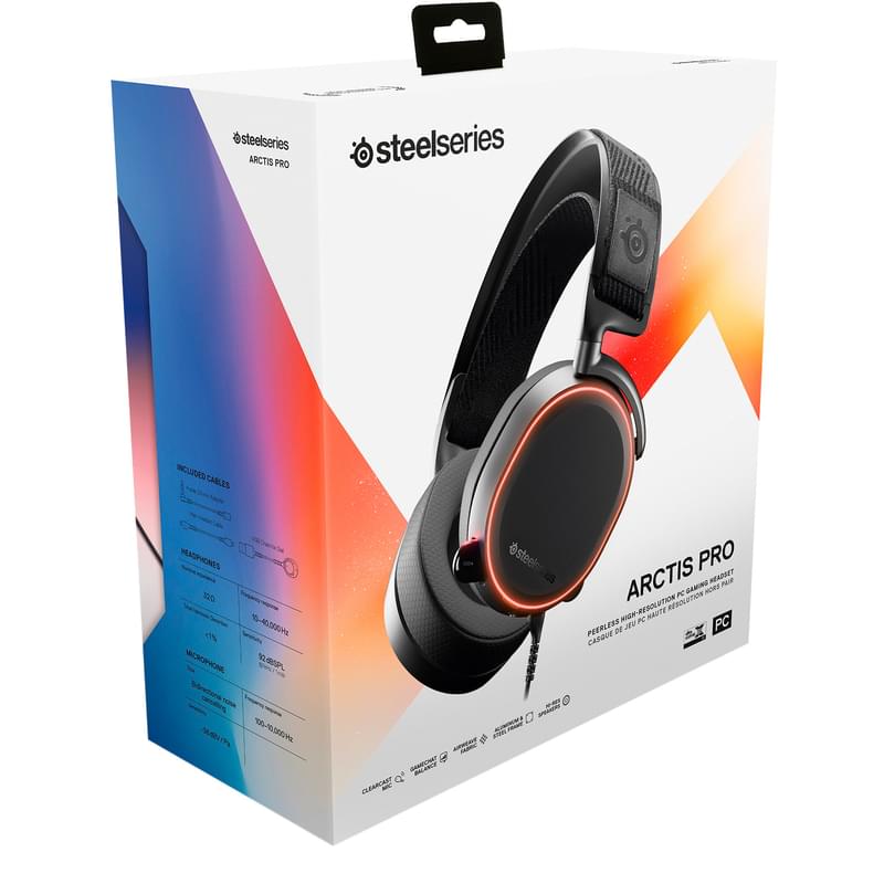 Игровая гарнитура беспроводная SteelSeries Arctis Pro, Black (61486) - фото #6, Technodom.kz
