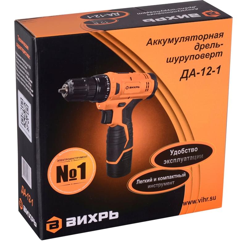 Дрель-шуруповерт Вихрь ДА-12-1 аккумуляторная (72/14/11) - фото #10, Technodom.kz Дрель-шуруповерт Вихрь ДА-12-1 аккумуляторная (72/14/11) - фото #10, Technodom.kz