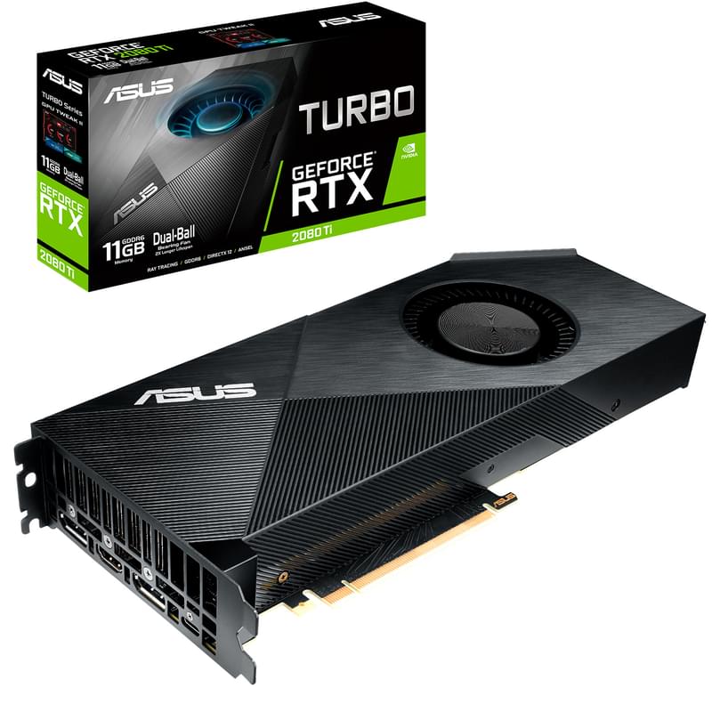 Видеокарта Asus GeForce RTX 2080 Ti TURBO 8G 352bit/G6 (HDMI+2DP) (TURBO-RTX2080TI-11G) - фото #6, Technodom.kz Видеокарта Asus GeForce RTX 2080 Ti TURBO 8G 352bit/G6 (HDMI+2DP) (TURBO-RTX2080TI-11G) - фото #6, Technodom.kz