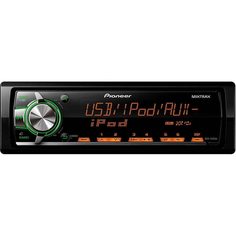 Автомагнитола Pioneer MVH X460UI DIN 1 - фото #0, Technodom.kz