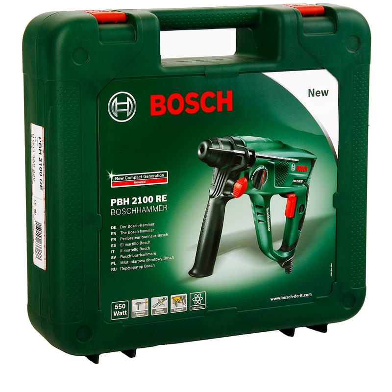Перфоратор Bosch PBH 2100 RE (06033A9320) - фото #2, Technodom.kz