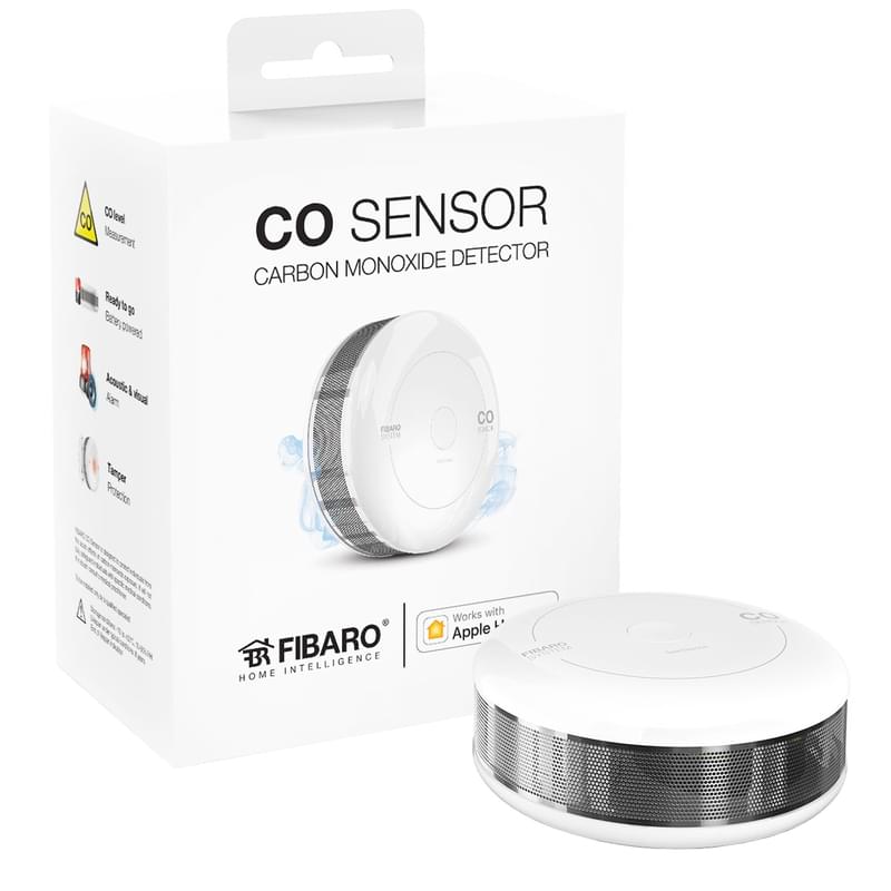 Fibaro CO Sensor датчик угарного газа Apple Homekit - фото #0, Technodom.kz