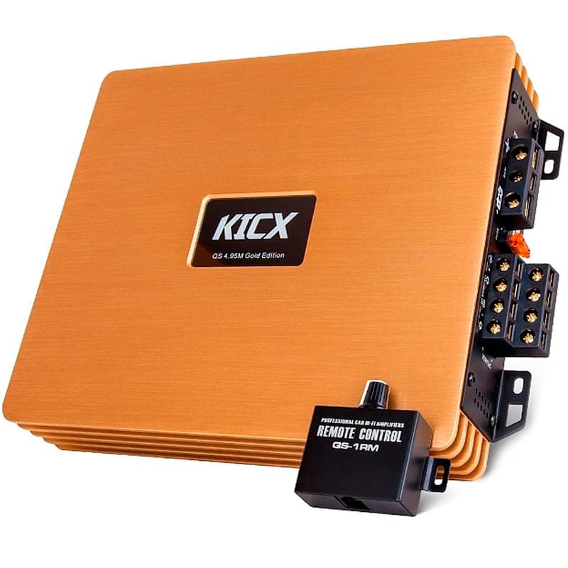 Автомобильный усилитель Kicx QS 4.95M gold edition - фото #0, Technodom.kz