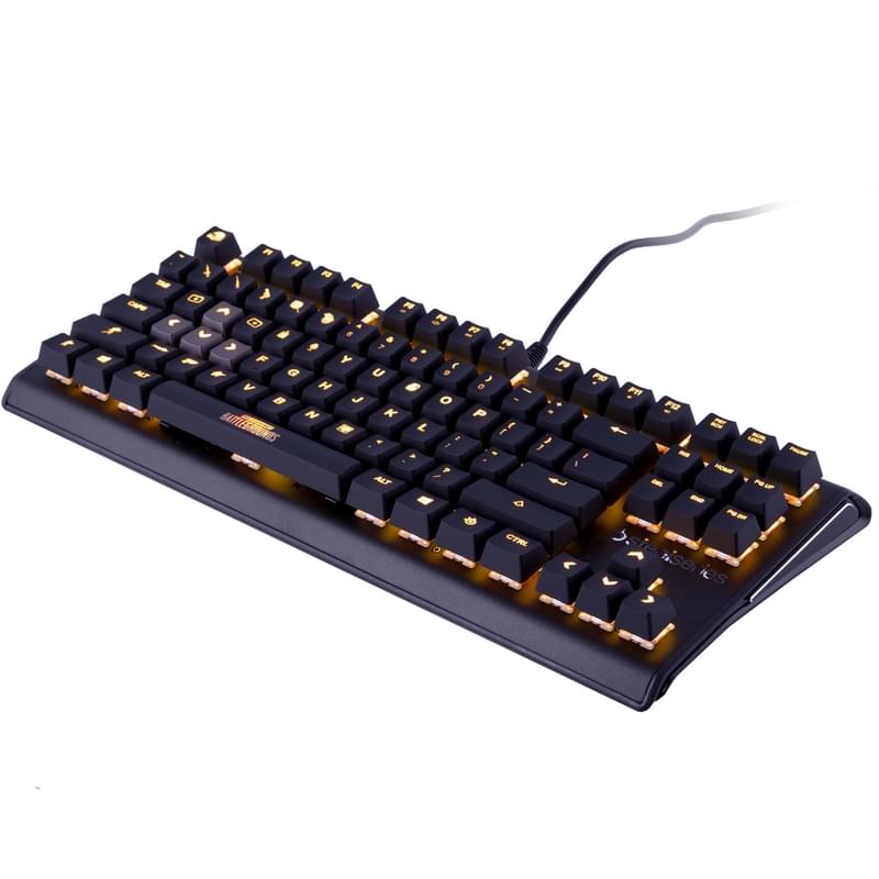 Клавиатура игровая проводная USB SteelSeries Apex M750 TKL RGB, PUBG Edition, MX Red - фото #2, Technodom.kz