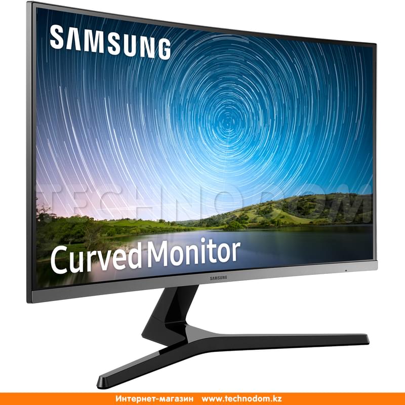 Монитор 27" Samsung LC27R500FHIXCI 1920x1080 16:9 VA 60ГЦ (HDMI+VGA) Curved Black - фото #2, Technodom.kz