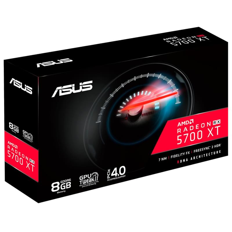 Видеокарта Asus Radeon RX 5700XT 8GB RDNA 256bit/G6 (HDMI+3DP) (RX5700XT-8G) - фото #5, Technodom.kz