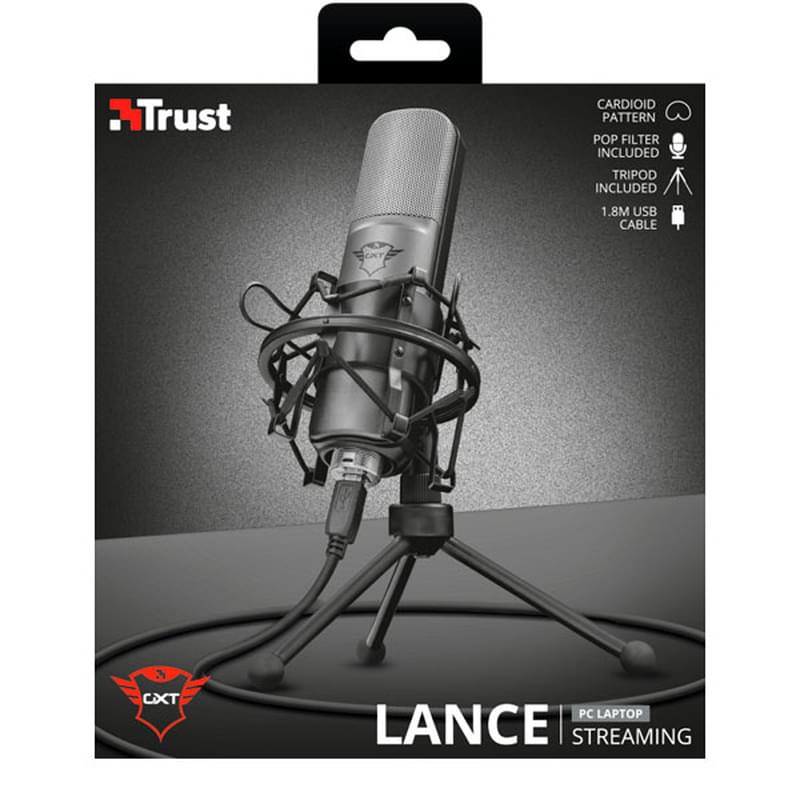 Микрофон игровой Trust GXT 242 Lance Streaming - фото #9, Technodom.kz