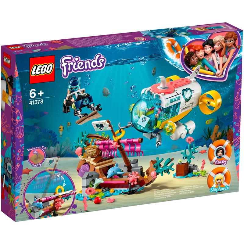 Конструктор Lego Friends Спасение дельфинов 41378 - фото #0, Technodom.kz