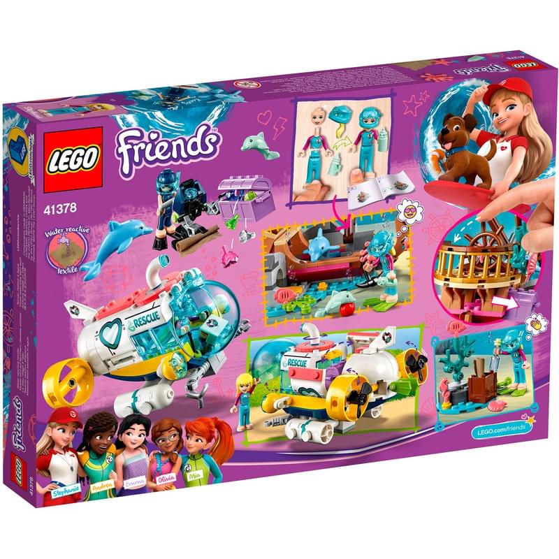 Конструктор Lego Friends Спасение дельфинов 41378 - фото #1, Technodom.kz