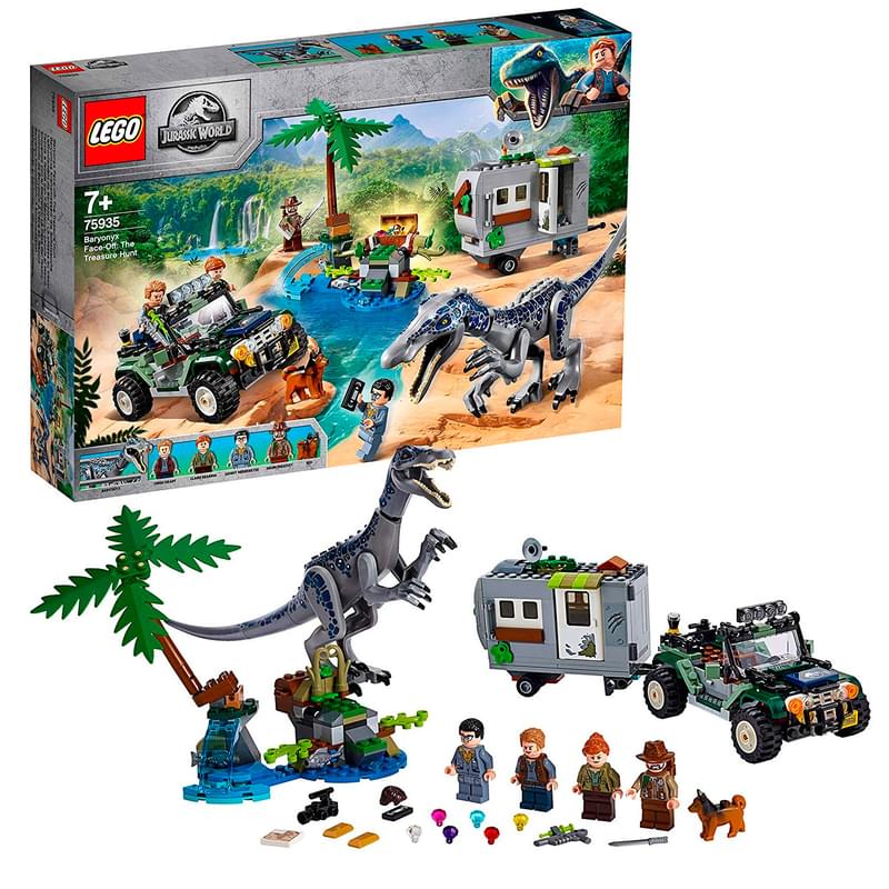 Конструктор Lego Jurassic World Поединок с бариониксом: охота за сокровищами™ 75935 - фото #9, Technodom.kz