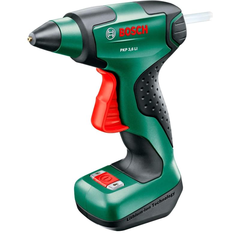 Аккумуляторный клеевый пистолет Bosch PKP 3,6 LI (0603264620) - фото #0, Technodom.kz
