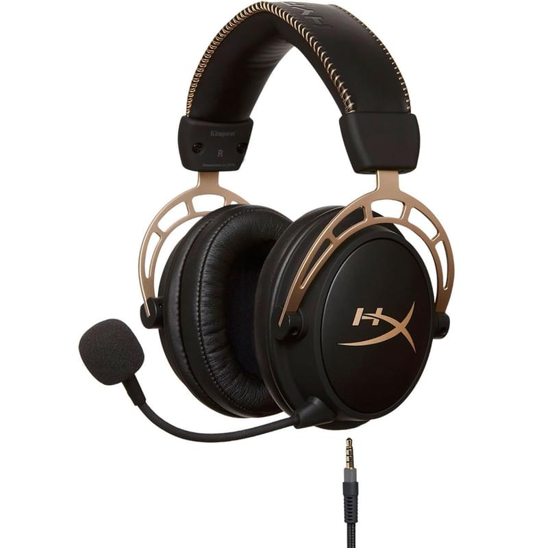 Игровая гарнитура HyperX Cloud Alpha, Black/Gold (HX-HSCA-GD/NAP) - фото #0, Technodom.kz