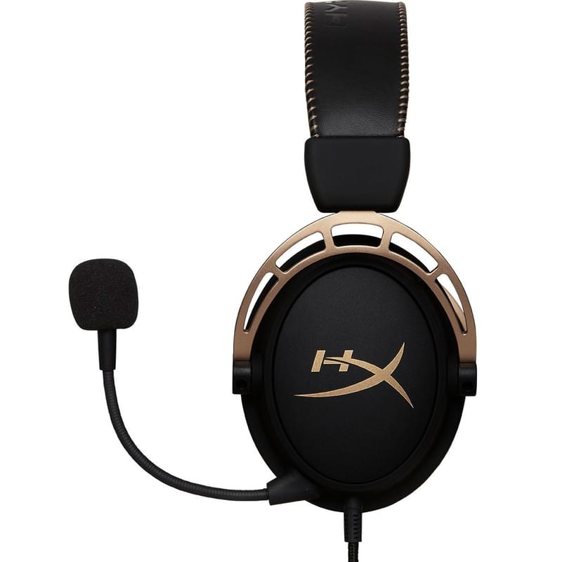 Игровая гарнитура HyperX Cloud Alpha, Black/Gold (HX-HSCA-GD/NAP) - фото #2, Technodom.kz