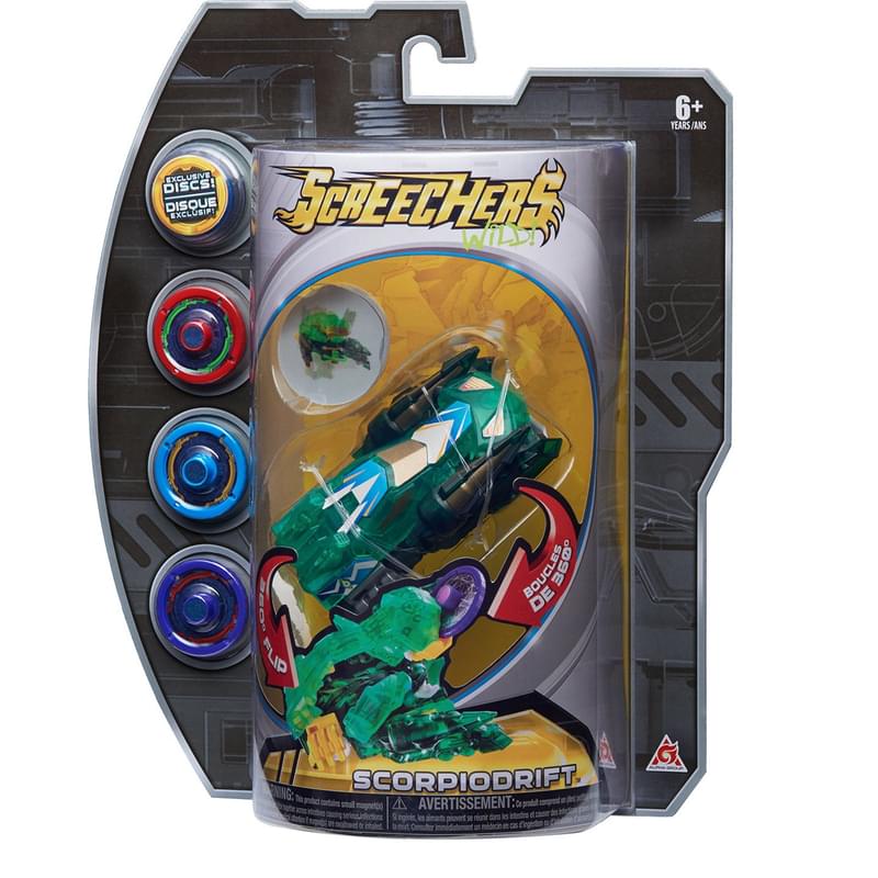 Дикие Скричеры 35895 Машинка-трансформер Скорпиодрифт л3 Screechers Wild - фото #4, Technodom.kz