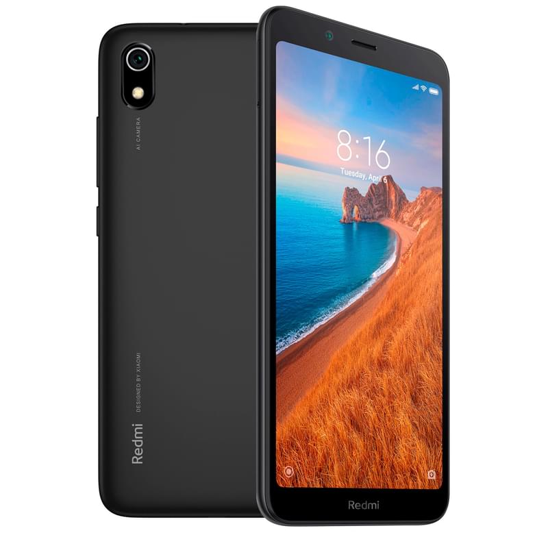 Смартфон Xiaomi Redmi 7A 32GB Black - фото #0, Technodom.kz