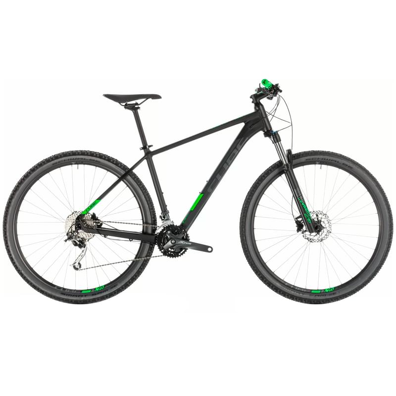 Cube велосипед Analog - 2019 (18'' (27.5), black-n-green) - фото #0, Technodom.kz