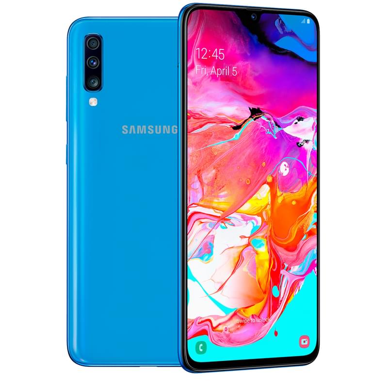 Смартфон Samsung Galaxy A70 6/128GB Blue - фото #0, Technodom.kz