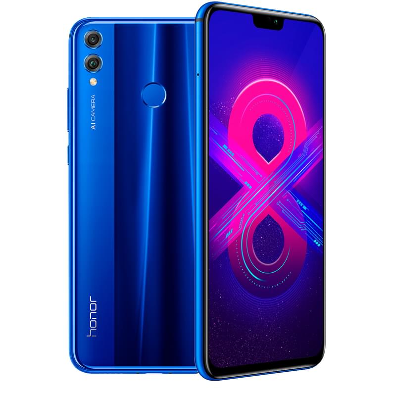 Смартфон Honor 8X 4/64GB Blue - фото #0, Technodom.kz
