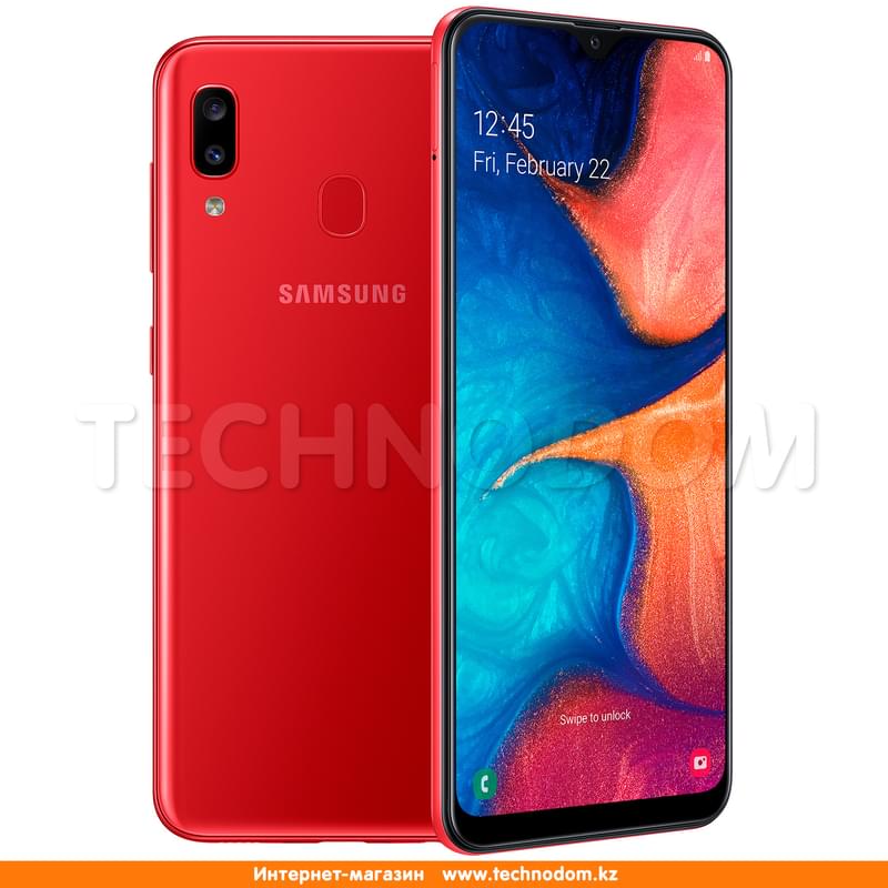 Смартфон Samsung Galaxy A20 32GB Red - фото #0, Technodom.kz Смартфон Samsung Galaxy A20 32GB Red - фото #0, Technodom.kz