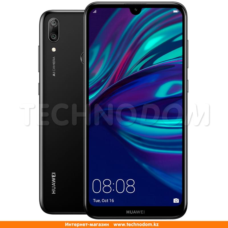 Смартфон HUAWEI Y7 3/32GB Black - фото #0, Technodom.kz