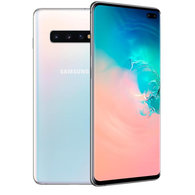 Смартфон Samsung Galaxy S10+ 8/128GB White - фото #0, Technodom.kz