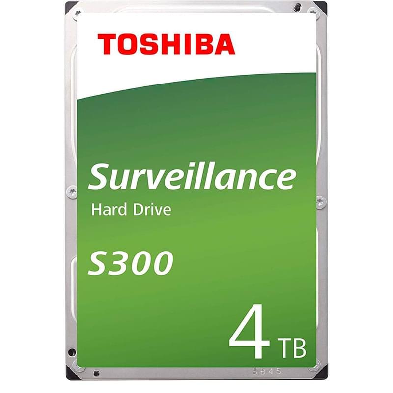 Внутренний HDD 3.5" 4TB Toshiba Surveillance S300, SATA-III (HDWT140UZSVA) - фото #0, Technodom.kz