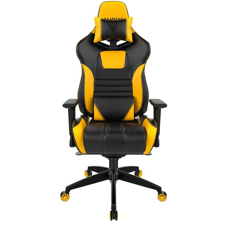 Игровое компьютерное кресло Gamdias ACHILLES M1A RGB, Black/Yellow (ACHILLES M1A L BY) - фото #0, Technodom.kz