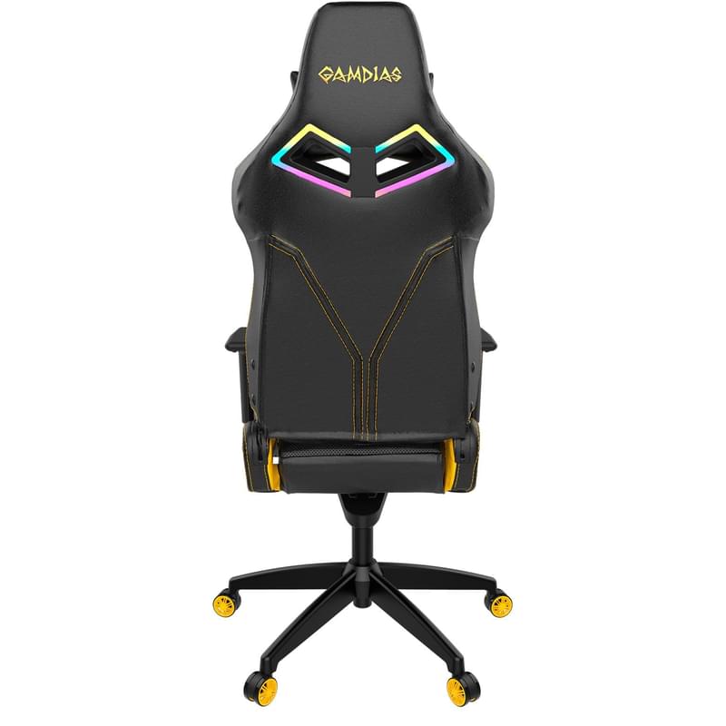 Игровое компьютерное кресло Gamdias ACHILLES M1A RGB, Black/Yellow (ACHILLES M1A L BY) - фото #6, Technodom.kz