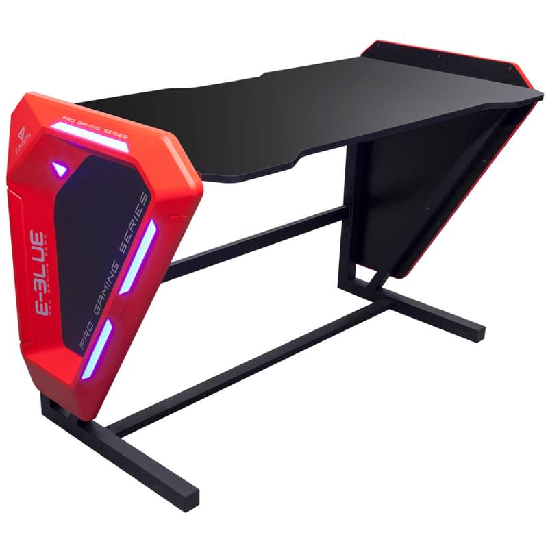 Игровой компьютерный стол E-BLUE, RGB Black/Red (EGT002BKAA-IA) - фото #1, Technodom.kz