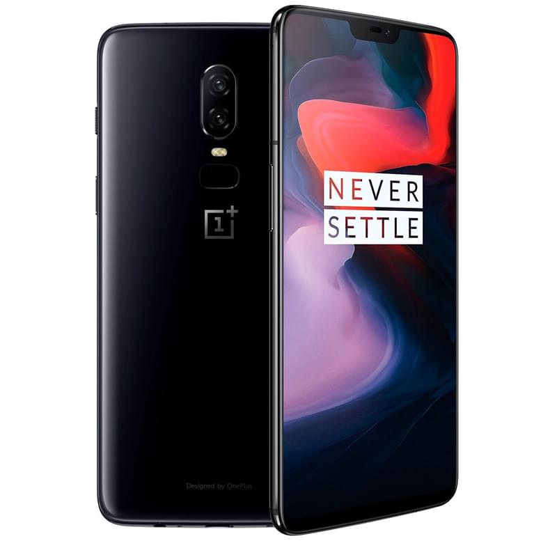 Смартфон OnePlus 6 64GB Mirror Black - фото #0, Technodom.kz