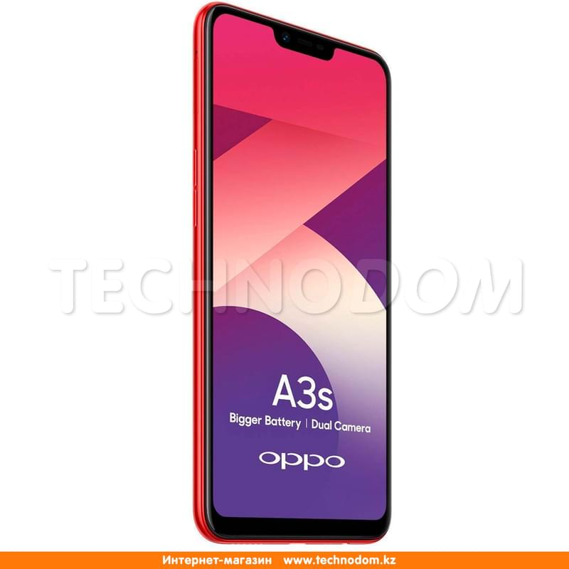 Смартфон OPPO A3s 16GB Red - фото #2, Technodom.kz
