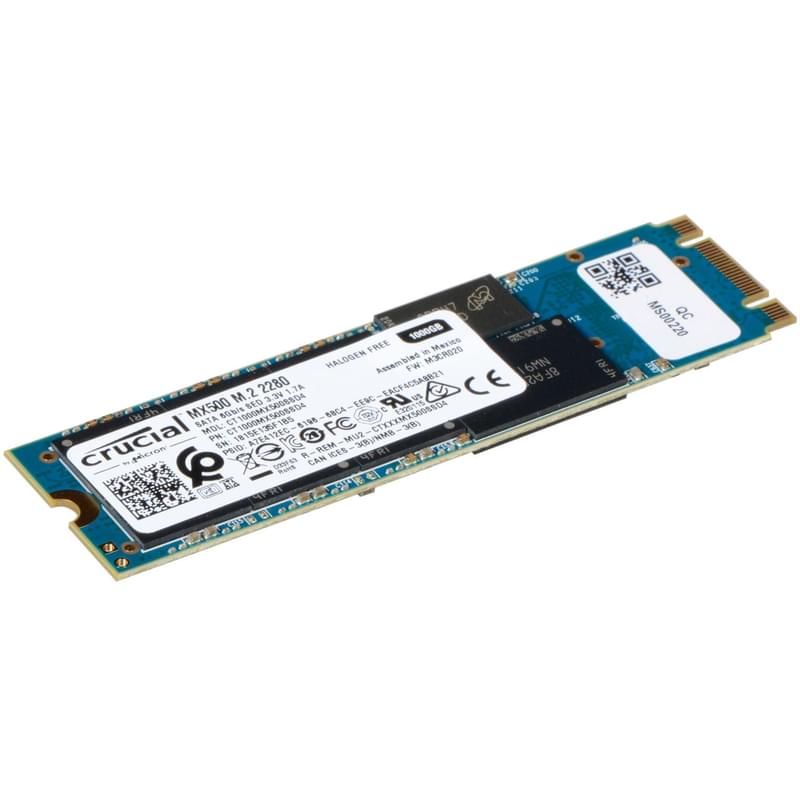Внутренний SSD M.2 2280 1TB Crucial MX500 SATA-III 3D TLC (CT1000MX500SSD4) - фото #1, Technodom.kz