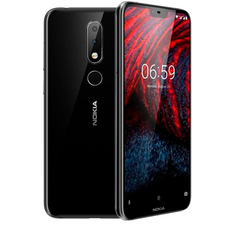 Смартфон Nokia 6.1 Plus 64GB Black - фото #0, Technodom.kz