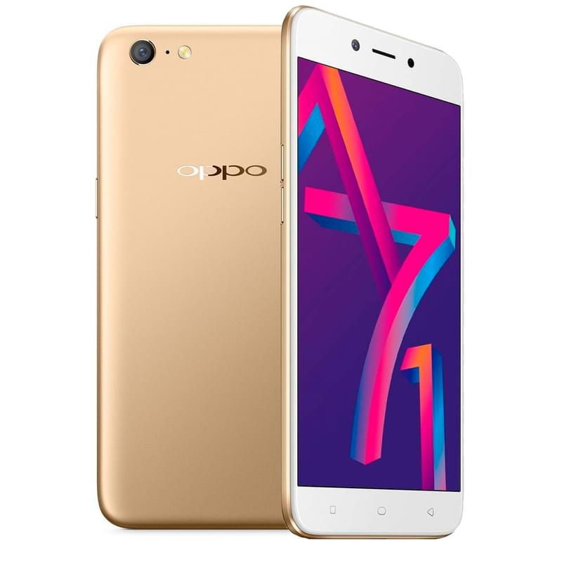 Смартфон OPPO A71 16GB Gold - фото #0, Technodom.kz Смартфон OPPO A71 16GB Gold - фото #0, Technodom.kz