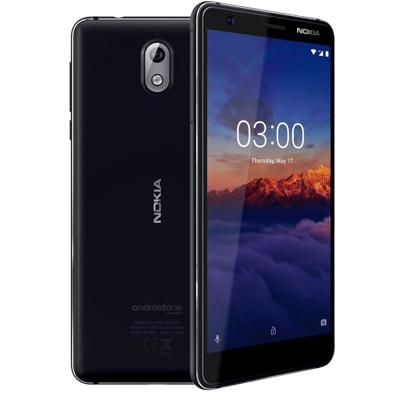 Смартфон Nokia 3.1 16GB Black - фото #0, Technodom.kz