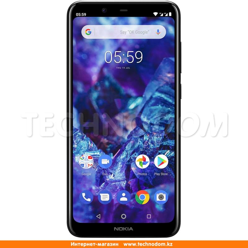 Смартфон Nokia 5.1 Plus 32GB Black - фото #1, Technodom.kz