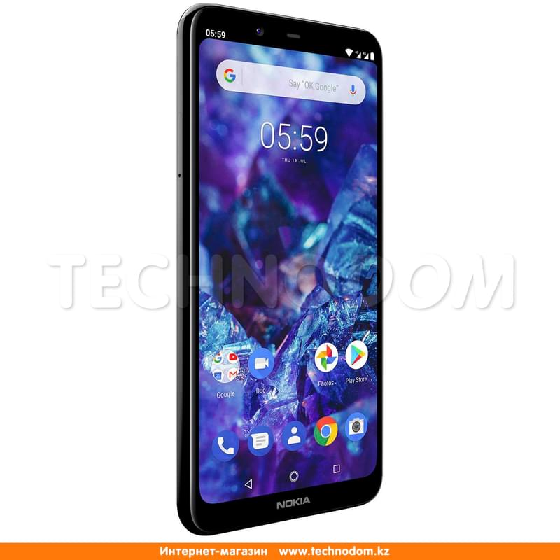 Смартфон Nokia 5.1 Plus 32GB Black - фото #3, Technodom.kz