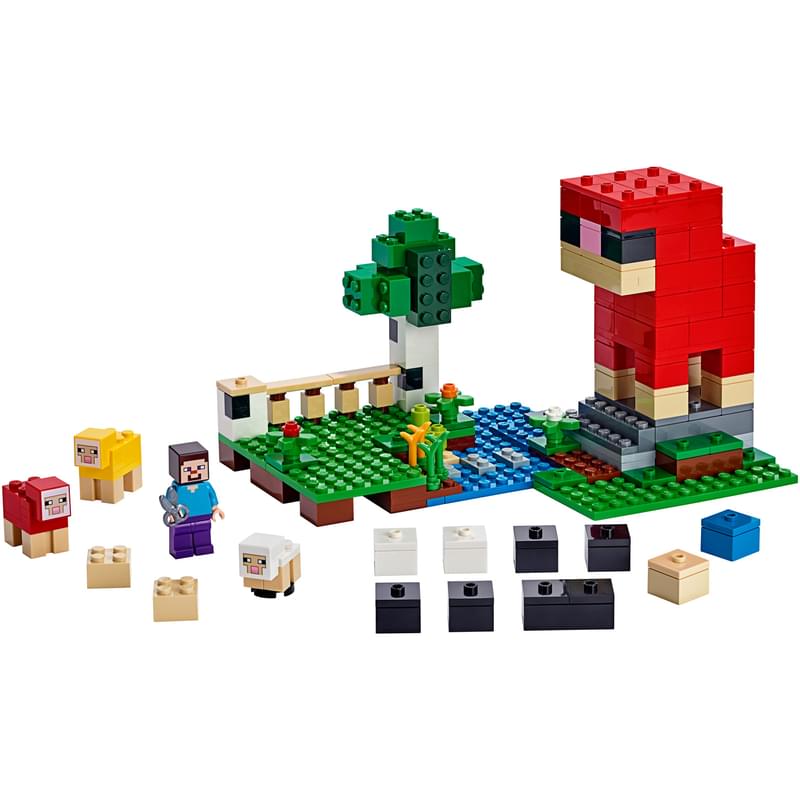 Конструктор Lego Minecraft™ Шерстяная ферма 21153 - фото #2, Technodom.kz