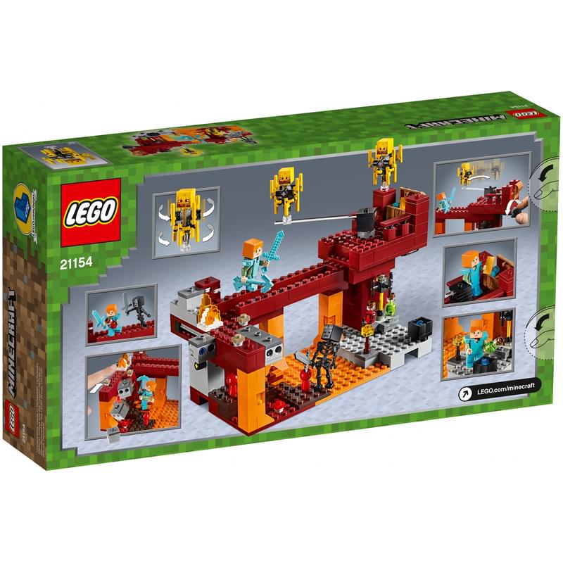 Конструктор LEGO Minecraft Мост ифрита 21154 - фото #1, Technodom.kz
