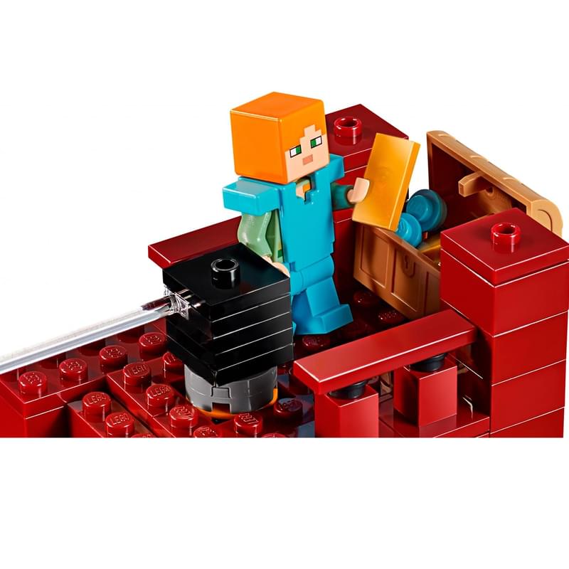 Конструктор LEGO Minecraft Мост ифрита 21154 - фото #4, Technodom.kz