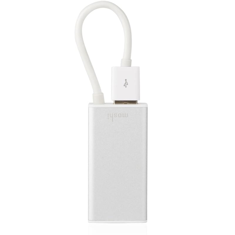 Адаптер USB to Ethernet Adapter, RJ-45, до 100 Мбит/с, Silver (99MO023204) - фото #0, Technodom.kz