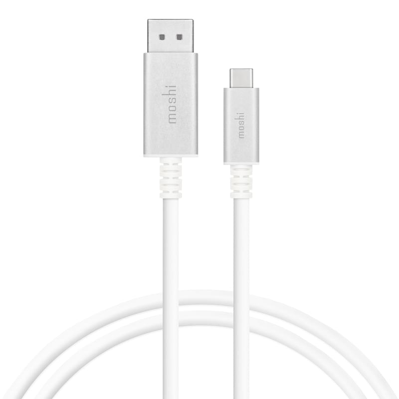 Кабель USB Type-C - DisplayPort, Moshi, 1.5м, White (99MO084102) - фото #0, Technodom.kz